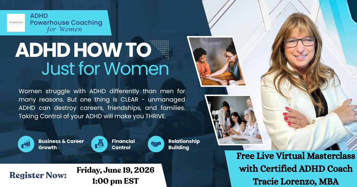 ADHD How To - For Women Masterclass