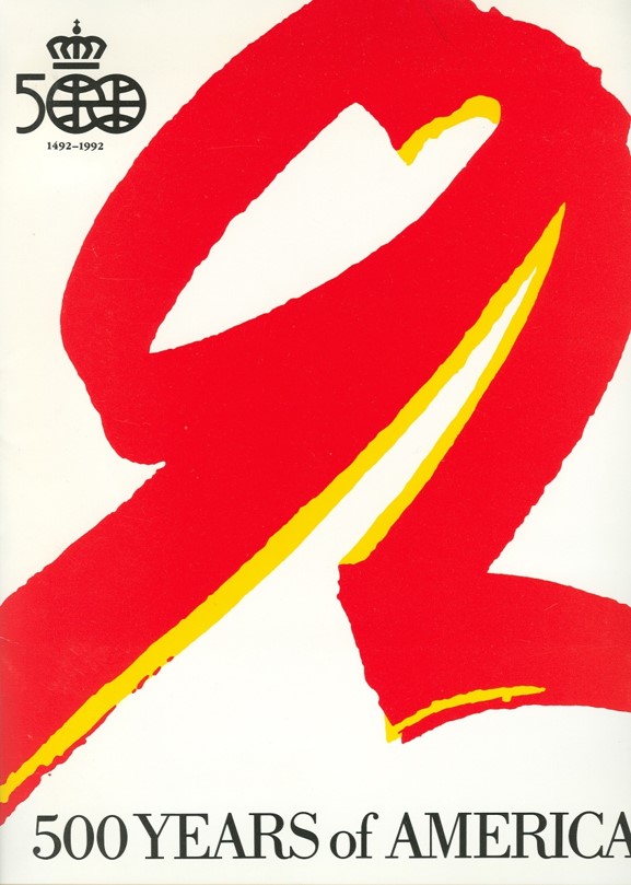 Cover of the 500 Years of America programme, 1492–1992