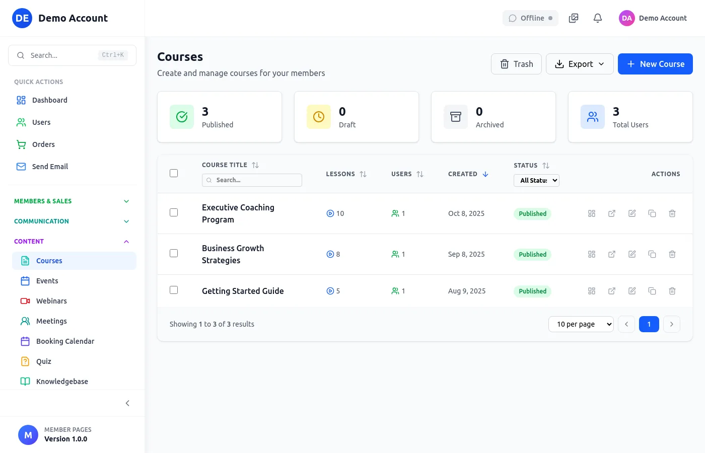 Course Builder