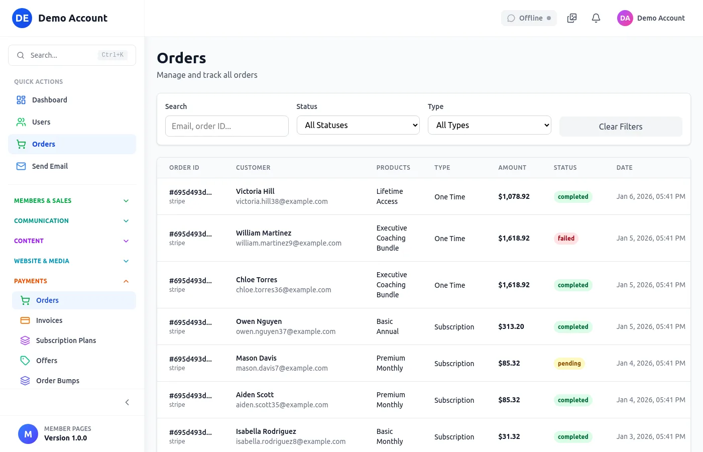 Payment Checkout